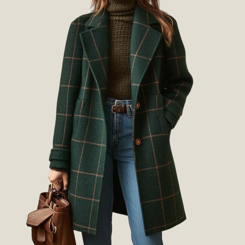 Emerald Check City™- Cappotto  Donna