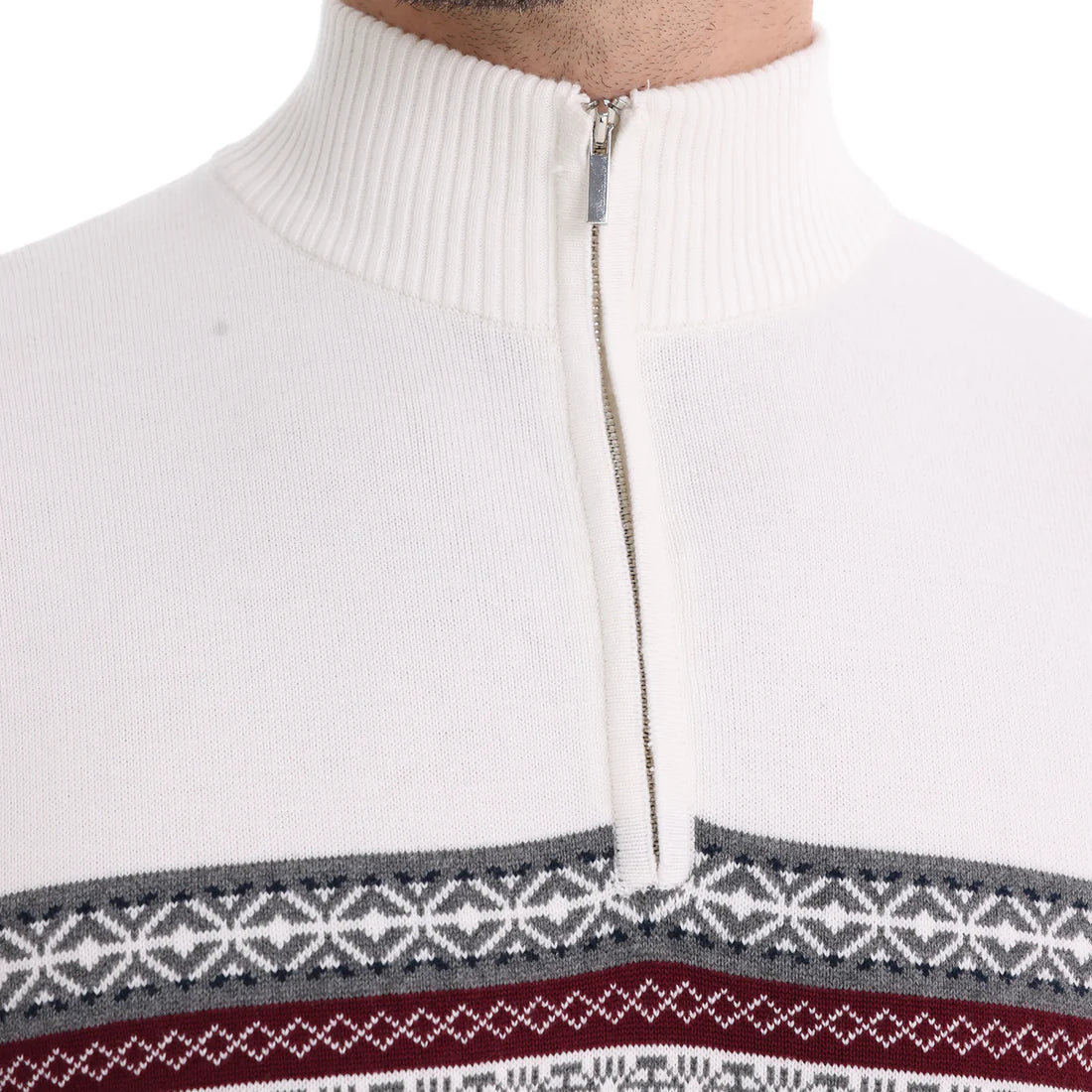 Nordic Line Knit Zip™-Maglione Uomo