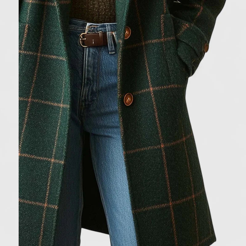 Emerald Check City™- Cappotto  Donna