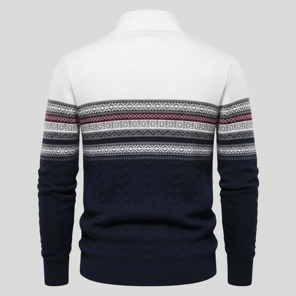 Nordic Line Knit Zip™-Maglione Uomo