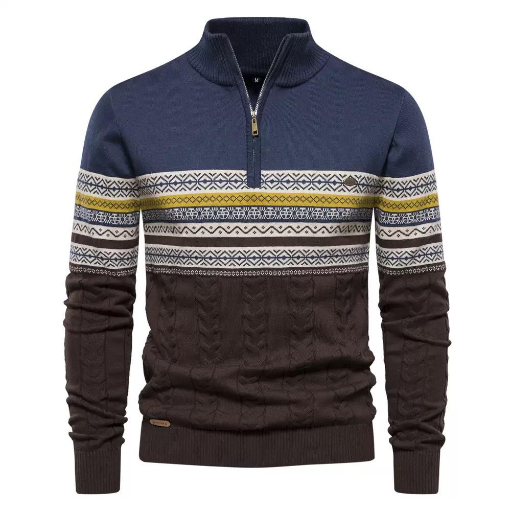 Nordic Line Knit Zip™-Maglione Uomo